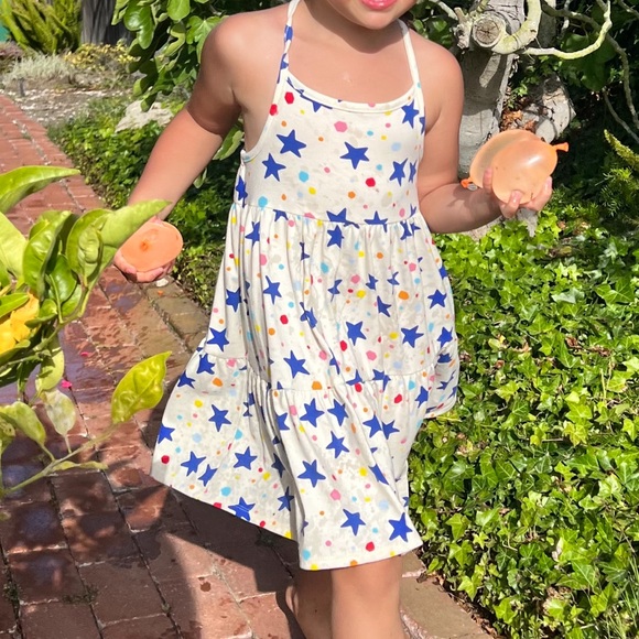 Old Navy Other - Old Navy Girls Summer 4th Of July Star Print Dress 5T
